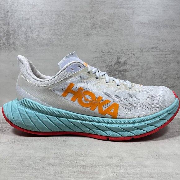 Hoka One One Carbon X 2 Running Shoes - Men's Size 10.5 - White - Picture 4 of 10